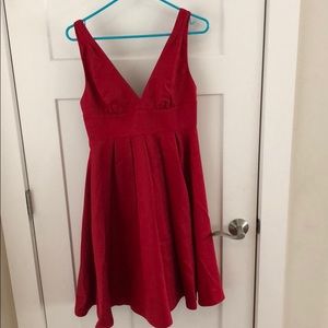 JCrew red summer dress